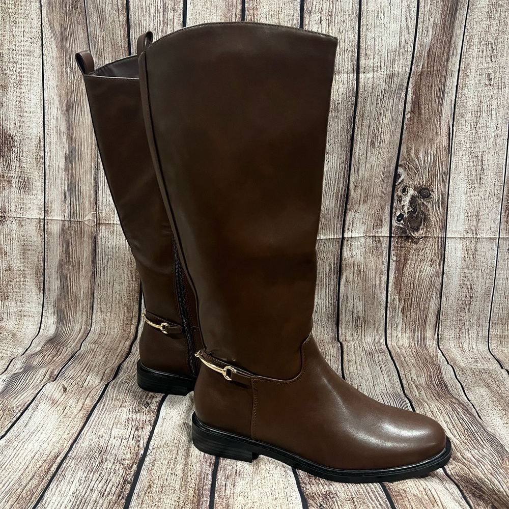 Brown Knee-High Boots Sz 10